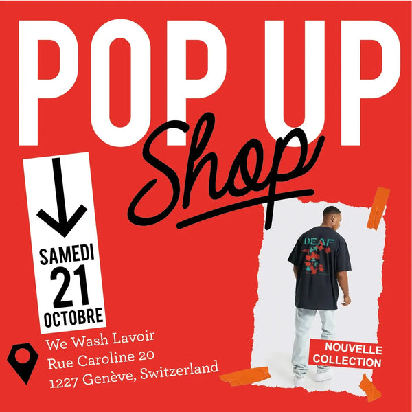 DEAF Wear débarque à Genève pour un Pop Up exceptionnel DeafWear