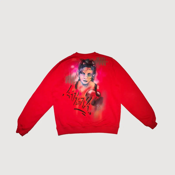 Athena - Crewneck Red - Tableau 2 DeafWear