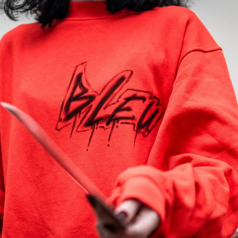 Ce Pull Est Bleu - Crewneck Red- Tableau 4 DeafWear