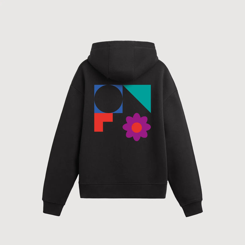 Cubic Flower Hoodie