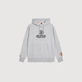 hoodie gris manufacture face