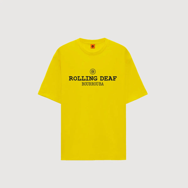 Tee shirt rolling deaf jaune