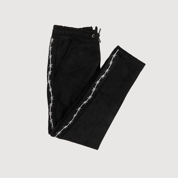 Pants Black Suede Chain