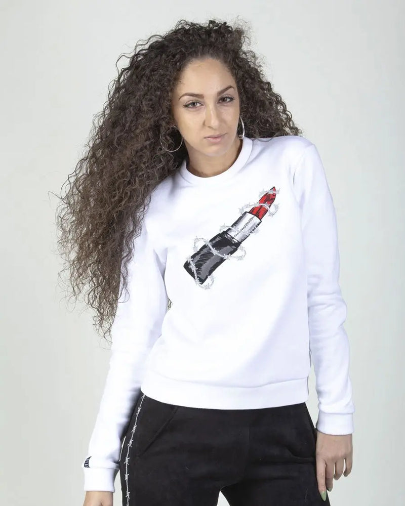 Crewneck Omerta Lipstick - DeafWear